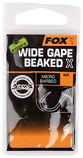 Крючки Fox EDGES Wide Gape Beaked X №1 - фото 3