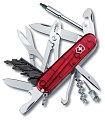 Нож Victorinox Cyber tool M 91мм красный полупрозрачный