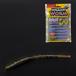 Приманка Lucky John слаги Pro series wiggler worm 05.84/PA03 9шт - фото 2