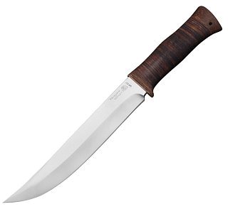 Нож Росоружие Атаман 95x18 кожа - фото 2