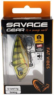 Воблер Savage Gear Fat vibes 5,1см 11гр раттлин perch - фото 2