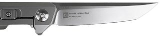 Нож Sanrenmu 1161 складной сталь Sandvik  14C28N рукоять 420 Steel - фото 4