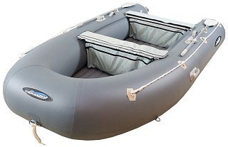 Лодка Gladiator E330 LT надувная серая - фото 1