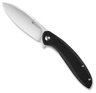 Нож Sencut San Angelo Flipper Knife Black G10 Handle (3.48" Satin 9Cr18MoV Blad) - фото 2