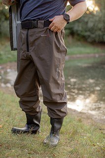 Вейдерсы Scierra Kenai 15000 waist bootfoot cleated р.M 40-41 коричневые - фото 8