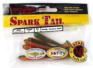 Приманка Lucky John виброхвост Pro series spark tail 3,0in 07,60/T56 7шт - фото 4